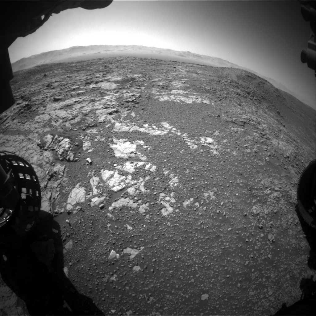 Nasa's Mars rover Curiosity acquired this image using its Front Hazard Avoidance Camera (Front Hazcam) on Sol 1942, at drive 2764, site number 67