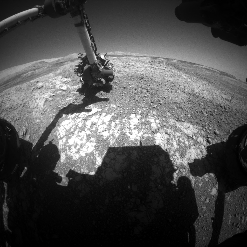 Nasa's Mars rover Curiosity acquired this image using its Front Hazard Avoidance Camera (Front Hazcam) on Sol 1942, at drive 2478, site number 67