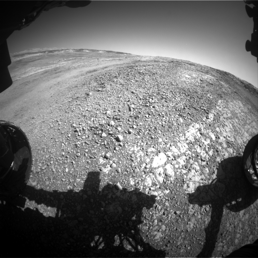 Nasa's Mars rover Curiosity acquired this image using its Front Hazard Avoidance Camera (Front Hazcam) on Sol 1944, at drive 2884, site number 67