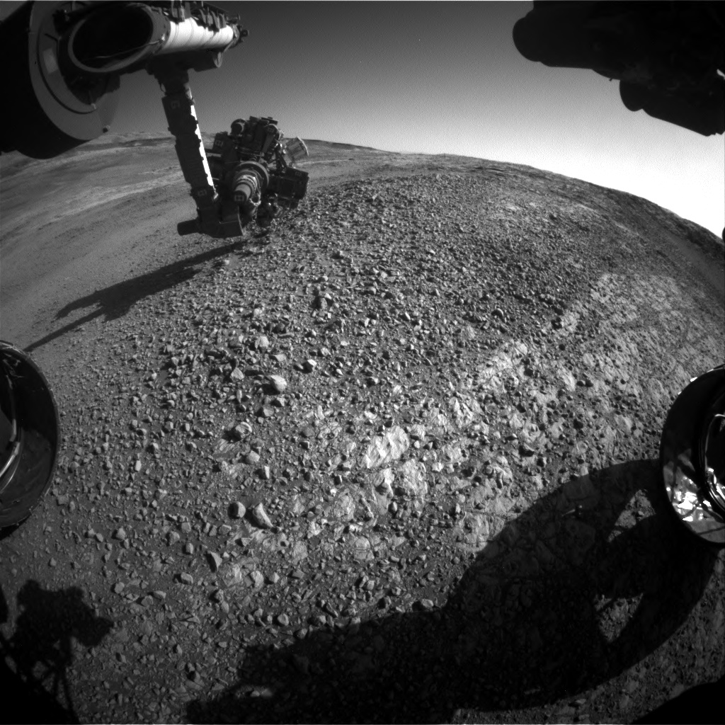 Nasa's Mars rover Curiosity acquired this image using its Front Hazard Avoidance Camera (Front Hazcam) on Sol 1945, at drive 2884, site number 67