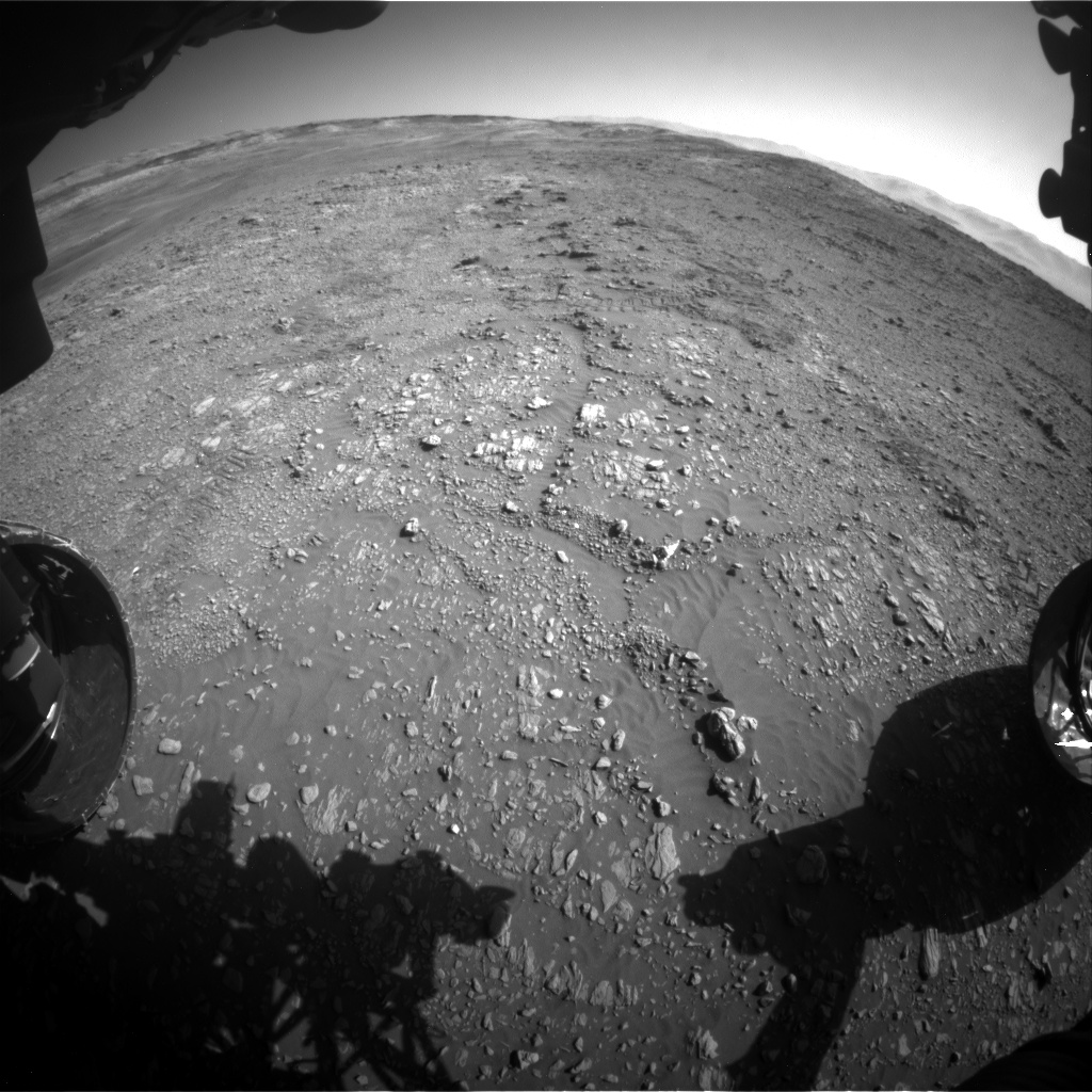 Nasa's Mars rover Curiosity acquired this image using its Front Hazard Avoidance Camera (Front Hazcam) on Sol 1946, at drive 3172, site number 67