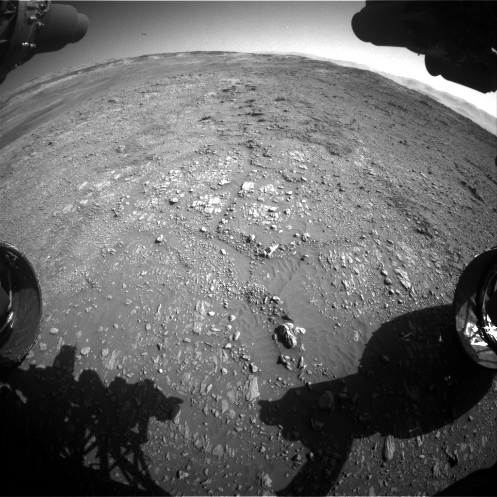 Nasa's Mars rover Curiosity acquired this image using its Front Hazard Avoidance Camera (Front Hazcam) on Sol 1946, at drive 3172, site number 67
