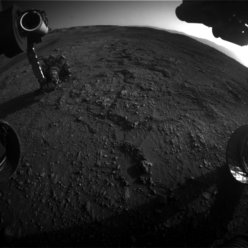 Nasa's Mars rover Curiosity acquired this image using its Front Hazard Avoidance Camera (Front Hazcam) on Sol 1947, at drive 3172, site number 67