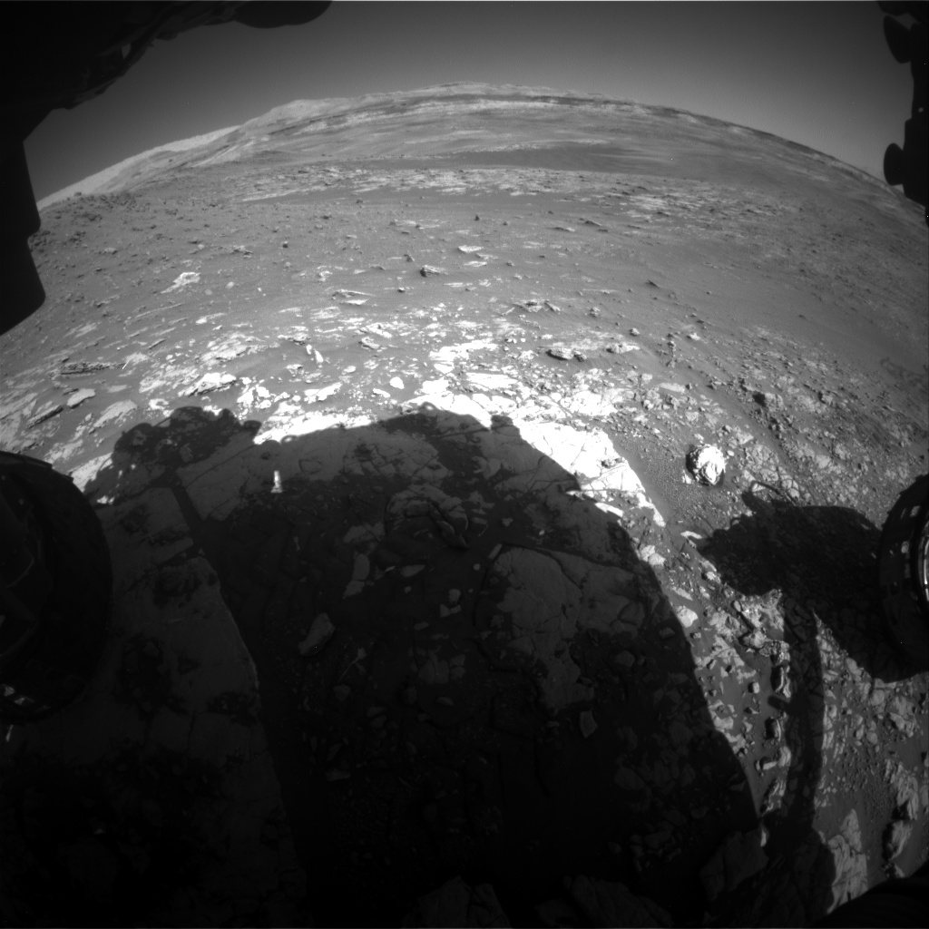 Nasa's Mars rover Curiosity acquired this image using its Front Hazard Avoidance Camera (Front Hazcam) on Sol 1949, at drive 0, site number 68