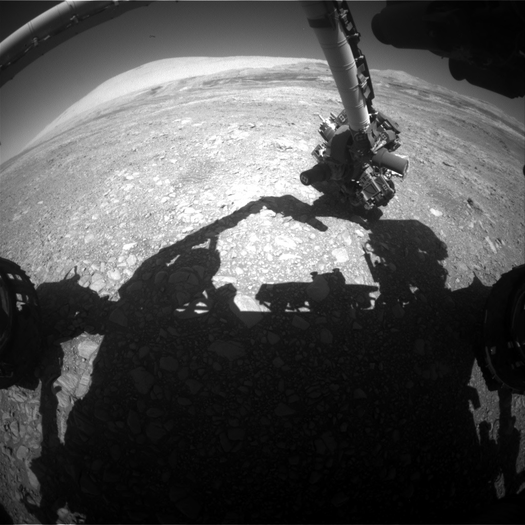 Nasa's Mars rover Curiosity acquired this image using its Front Hazard Avoidance Camera (Front Hazcam) on Sol 1954, at drive 214, site number 68