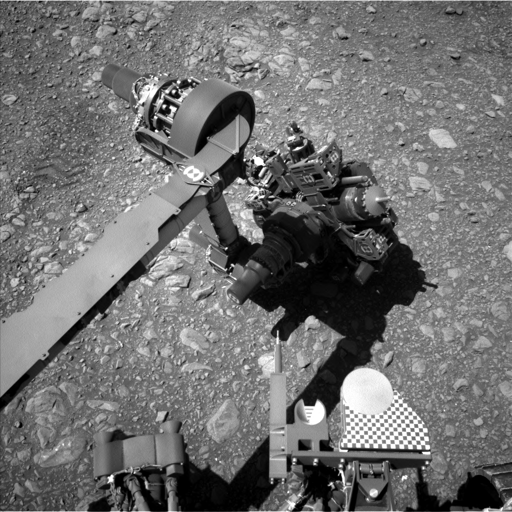 Nasa's Mars rover Curiosity acquired this image using its Left Navigation Camera on Sol 1955, at drive 214, site number 68