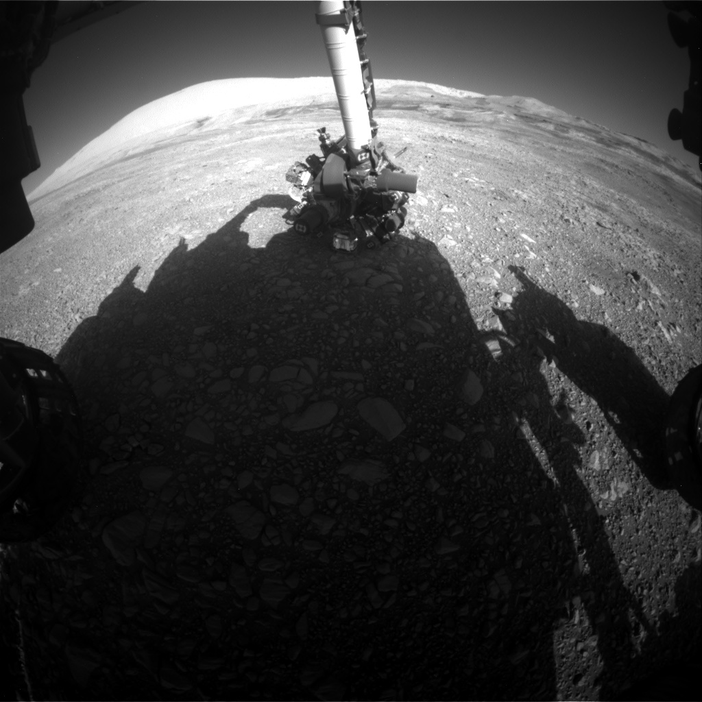 Nasa's Mars rover Curiosity acquired this image using its Front Hazard Avoidance Camera (Front Hazcam) on Sol 1959, at drive 214, site number 68