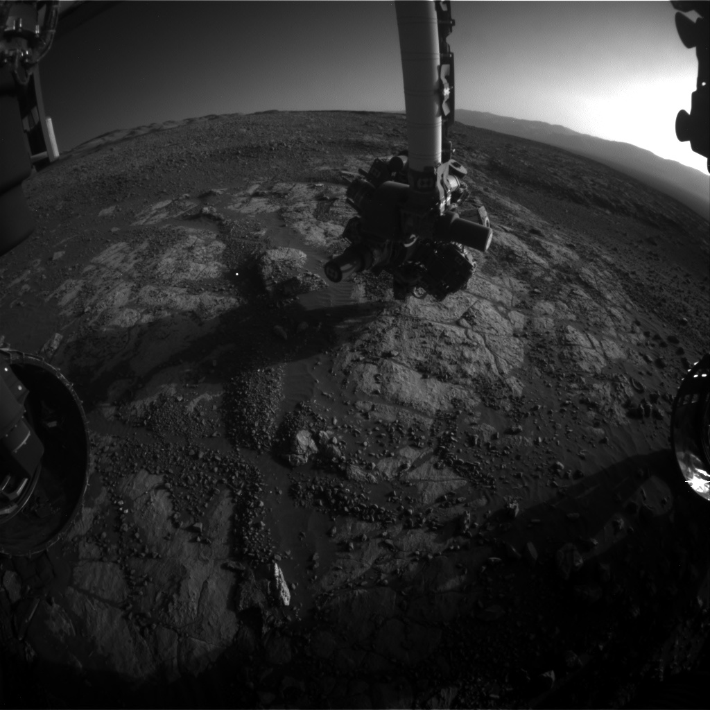 Nasa's Mars rover Curiosity acquired this image using its Front Hazard Avoidance Camera (Front Hazcam) on Sol 1963, at drive 580, site number 68