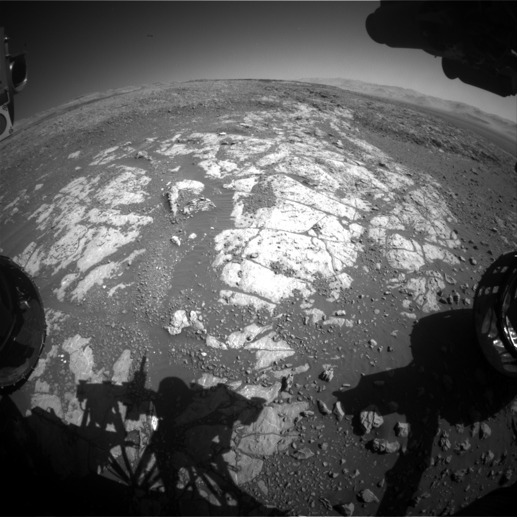 Nasa's Mars rover Curiosity acquired this image using its Front Hazard Avoidance Camera (Front Hazcam) on Sol 1965, at drive 580, site number 68