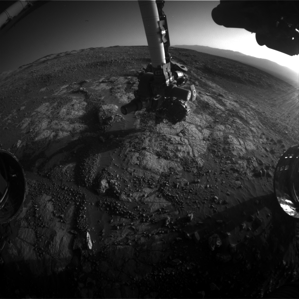 Nasa's Mars rover Curiosity acquired this image using its Front Hazard Avoidance Camera (Front Hazcam) on Sol 1966, at drive 580, site number 68