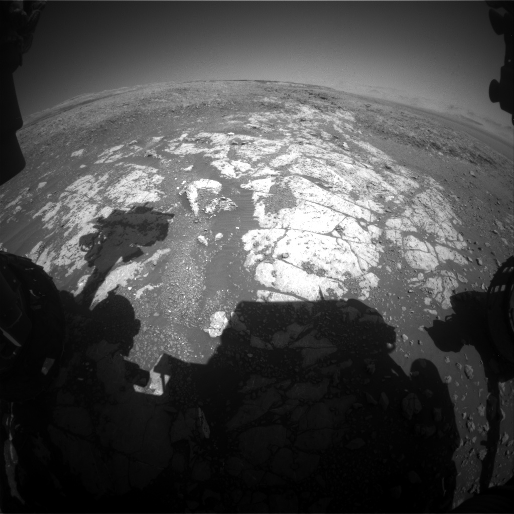 Nasa's Mars rover Curiosity acquired this image using its Front Hazard Avoidance Camera (Front Hazcam) on Sol 1967, at drive 580, site number 68