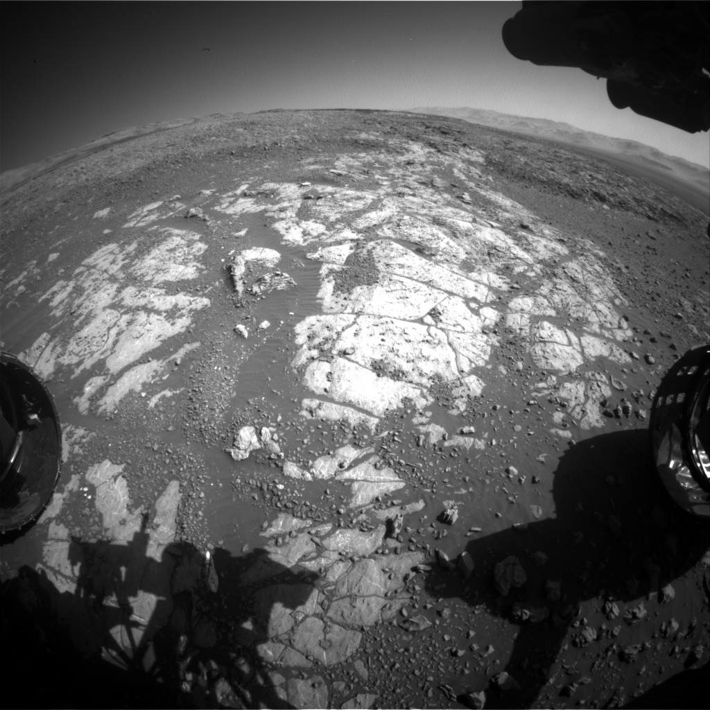 Nasa's Mars rover Curiosity acquired this image using its Front Hazard Avoidance Camera (Front Hazcam) on Sol 1969, at drive 580, site number 68