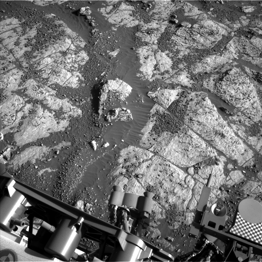 Nasa's Mars rover Curiosity acquired this image using its Left Navigation Camera on Sol 1969, at drive 580, site number 68