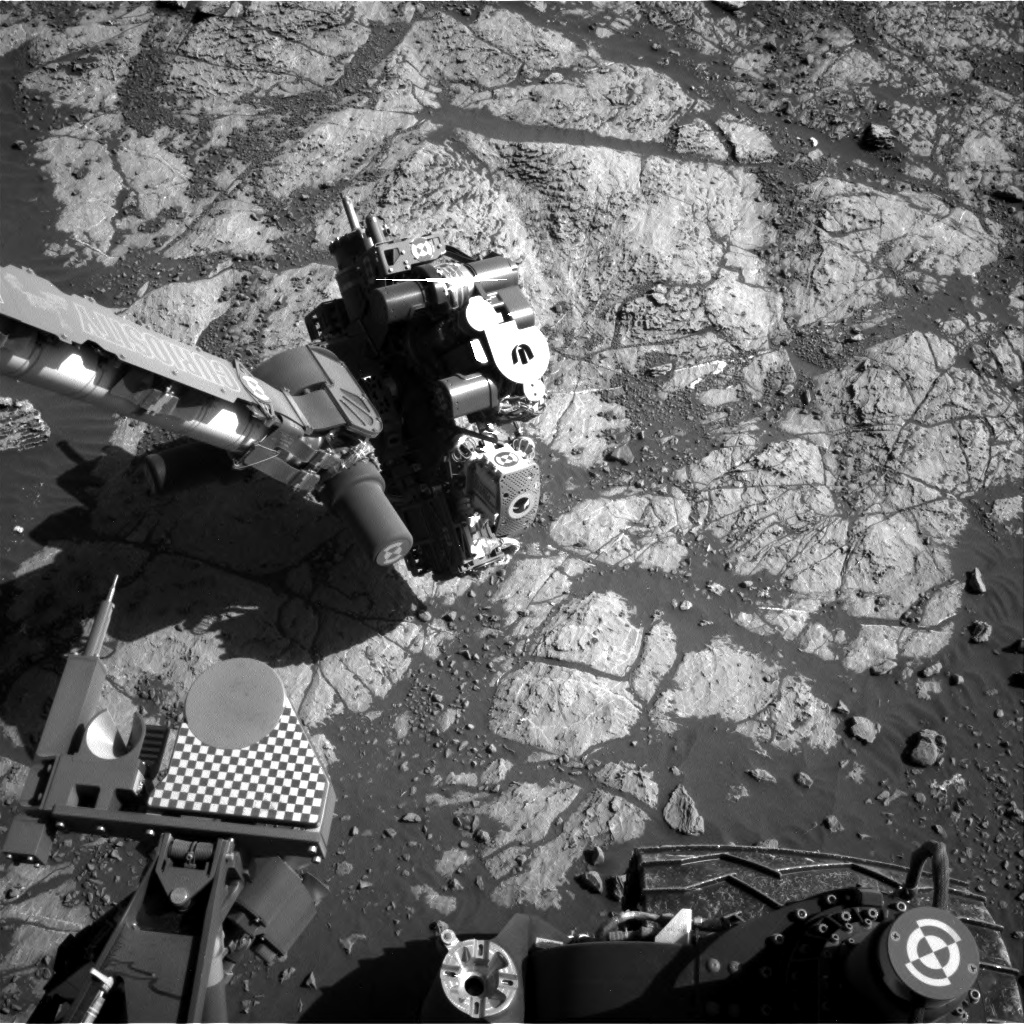 Nasa's Mars rover Curiosity acquired this image using its Right Navigation Camera on Sol 1969, at drive 580, site number 68