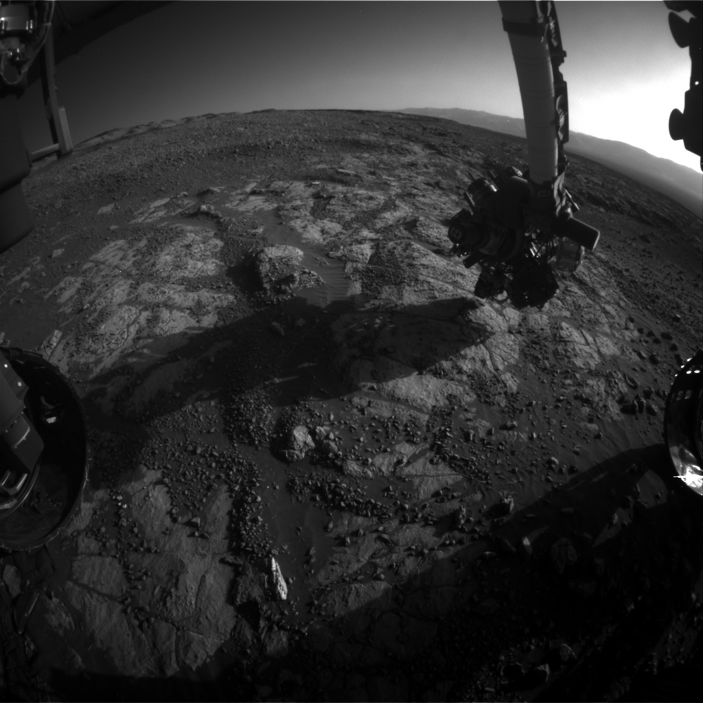 Nasa's Mars rover Curiosity acquired this image using its Front Hazard Avoidance Camera (Front Hazcam) on Sol 1971, at drive 580, site number 68