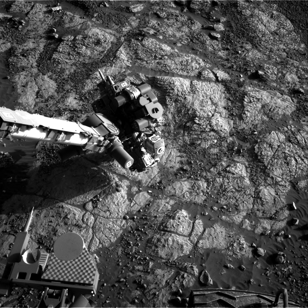 Nasa's Mars rover Curiosity acquired this image using its Right Navigation Camera on Sol 1971, at drive 580, site number 68