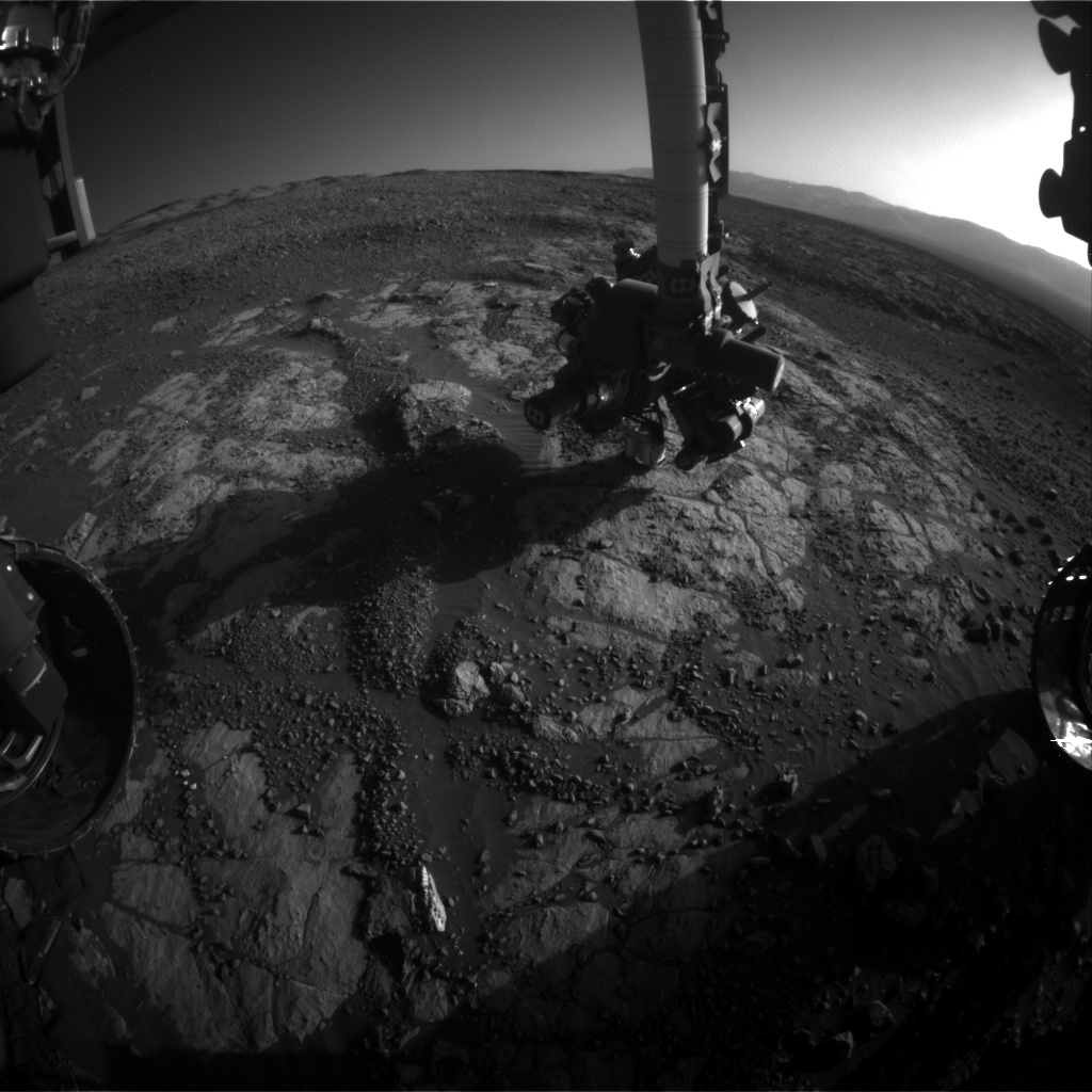 Nasa's Mars rover Curiosity acquired this image using its Front Hazard Avoidance Camera (Front Hazcam) on Sol 1972, at drive 580, site number 68