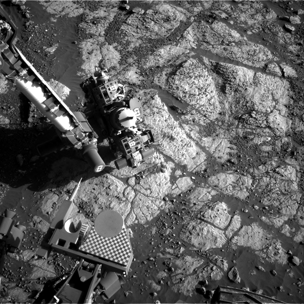 Nasa's Mars rover Curiosity acquired this image using its Right Navigation Camera on Sol 1973, at drive 580, site number 68