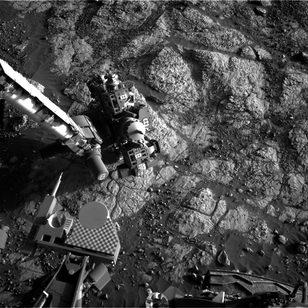 Nasa's Mars rover Curiosity acquired this image using its Right Navigation Camera on Sol 1984, at drive 580, site number 68