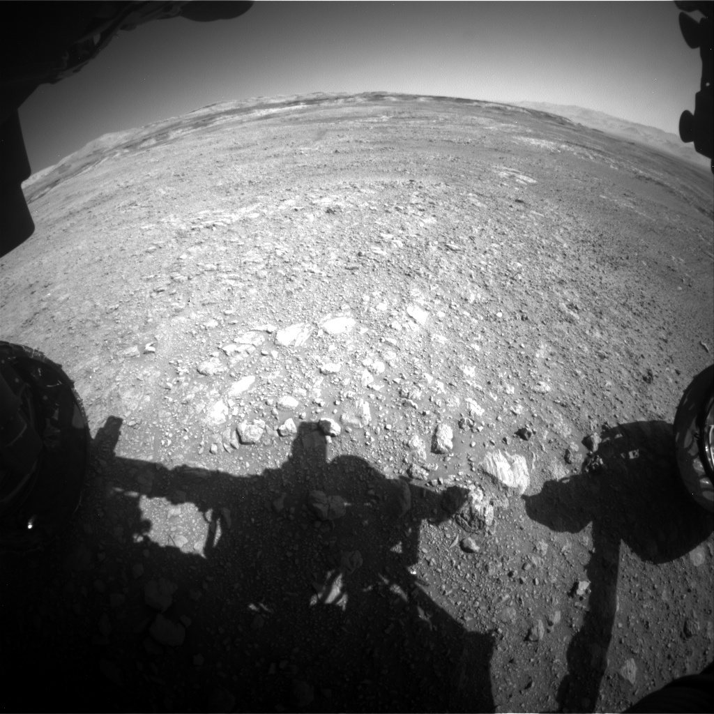 Nasa's Mars rover Curiosity acquired this image using its Front Hazard Avoidance Camera (Front Hazcam) on Sol 1985, at drive 772, site number 68