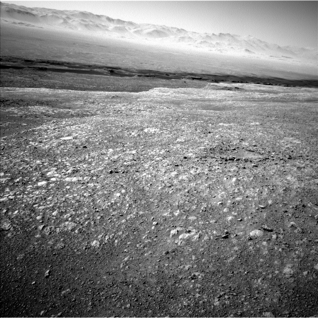 Nasa's Mars rover Curiosity acquired this image using its Left Navigation Camera on Sol 1985, at drive 736, site number 68