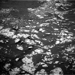 Nasa's Mars rover Curiosity acquired this image using its Left Navigation Camera on Sol 1986, at drive 844, site number 68