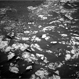 Nasa's Mars rover Curiosity acquired this image using its Left Navigation Camera on Sol 1986, at drive 850, site number 68