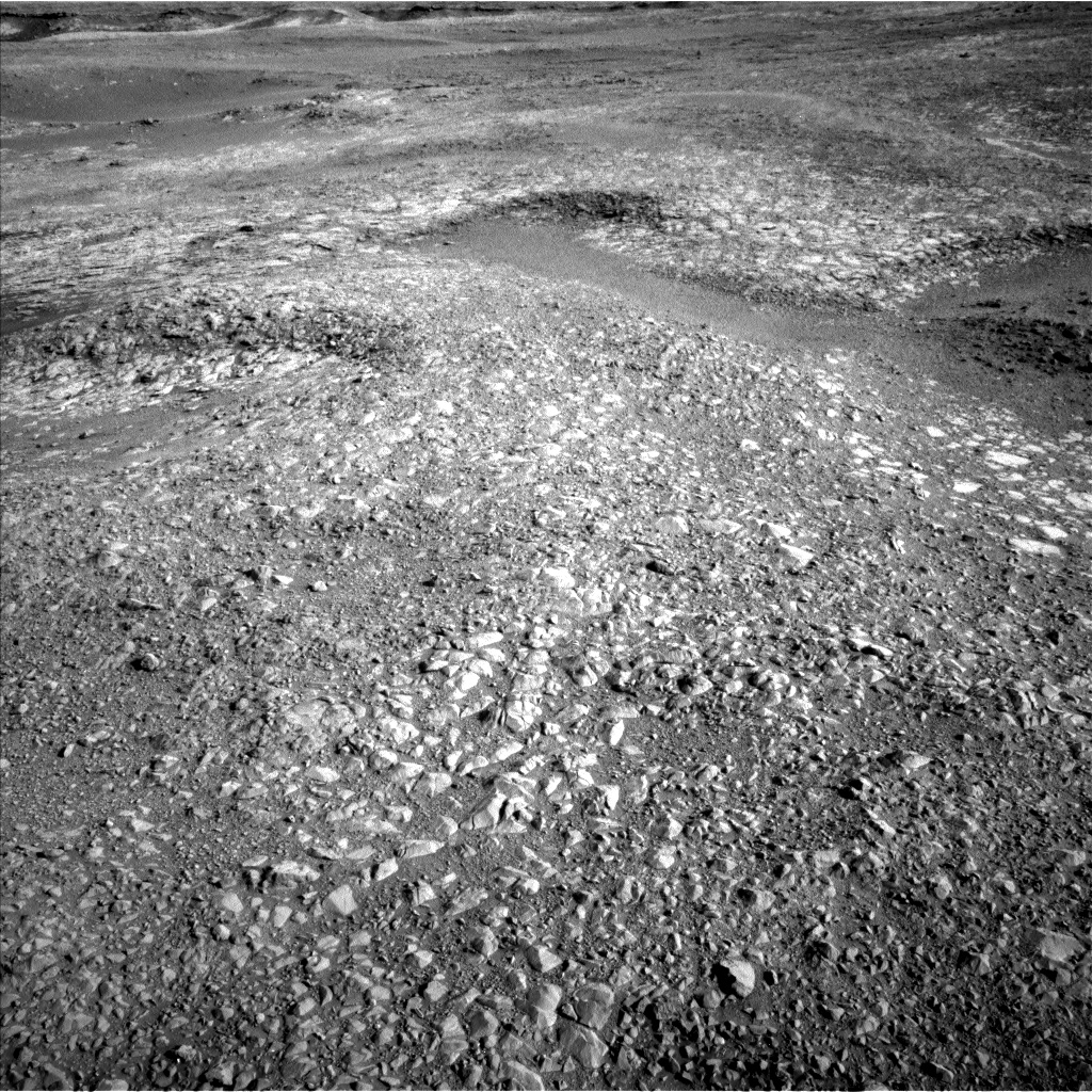 Nasa's Mars rover Curiosity acquired this image using its Left Navigation Camera on Sol 1986, at drive 1232, site number 68