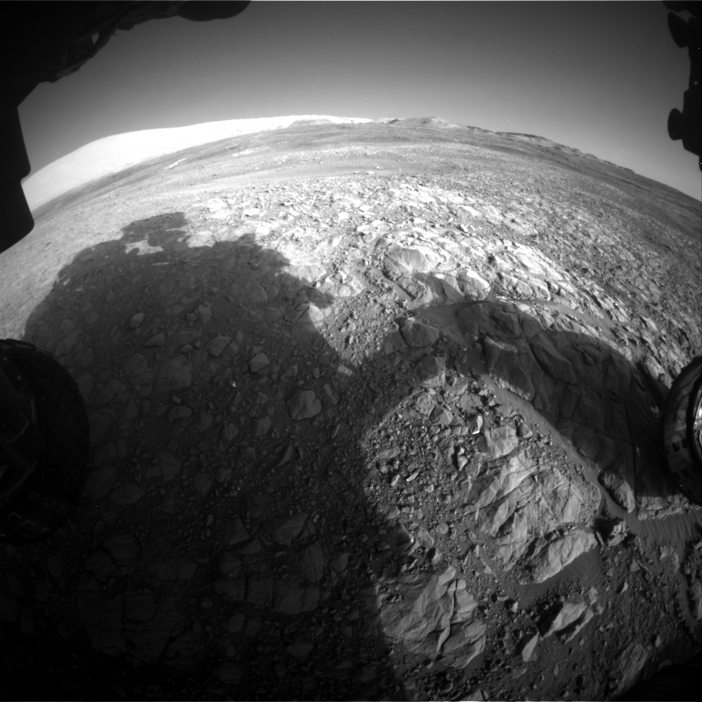 Nasa's Mars rover Curiosity acquired this image using its Front Hazard Avoidance Camera (Front Hazcam) on Sol 1989, at drive 1626, site number 68