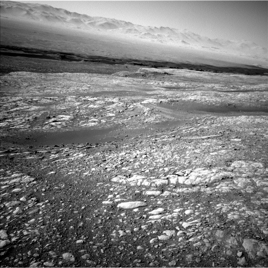 Nasa's Mars rover Curiosity acquired this image using its Left Navigation Camera on Sol 1989, at drive 1616, site number 68