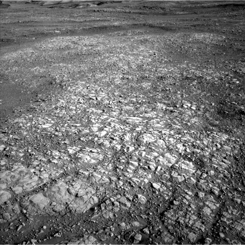Nasa's Mars rover Curiosity acquired this image using its Left Navigation Camera on Sol 1989, at drive 1626, site number 68