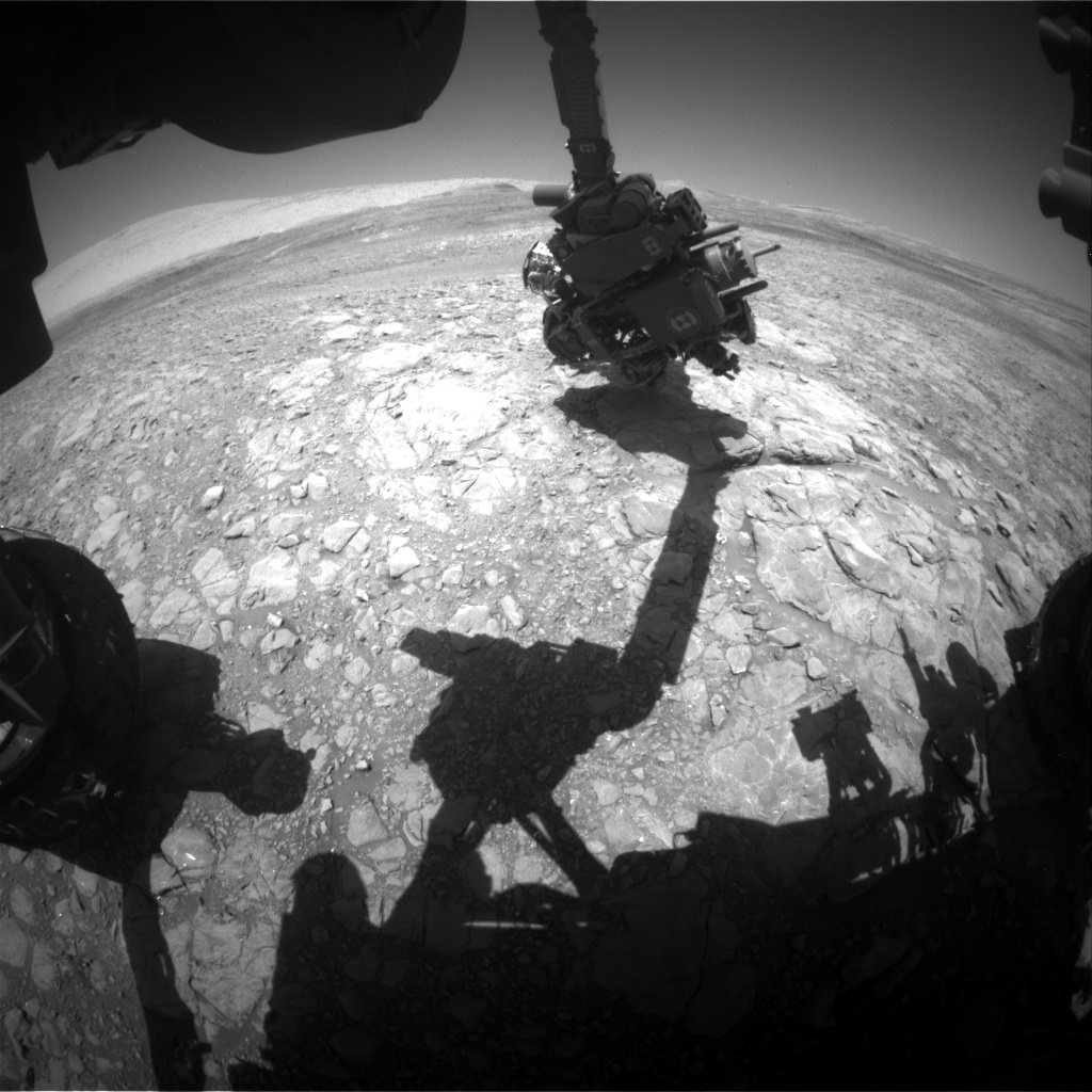 Nasa's Mars rover Curiosity acquired this image using its Front Hazard Avoidance Camera (Front Hazcam) on Sol 1991, at drive 1626, site number 68