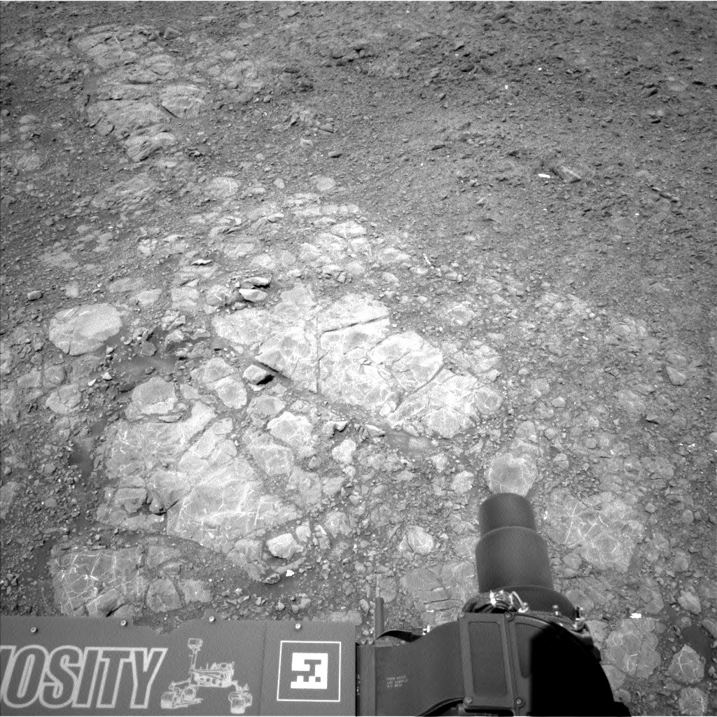 Nasa's Mars rover Curiosity acquired this image using its Left Navigation Camera on Sol 1992, at drive 1816, site number 68