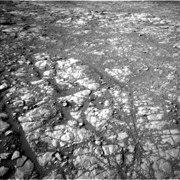 Nasa's Mars rover Curiosity acquired this image using its Left Navigation Camera on Sol 1993, at drive 1978, site number 68