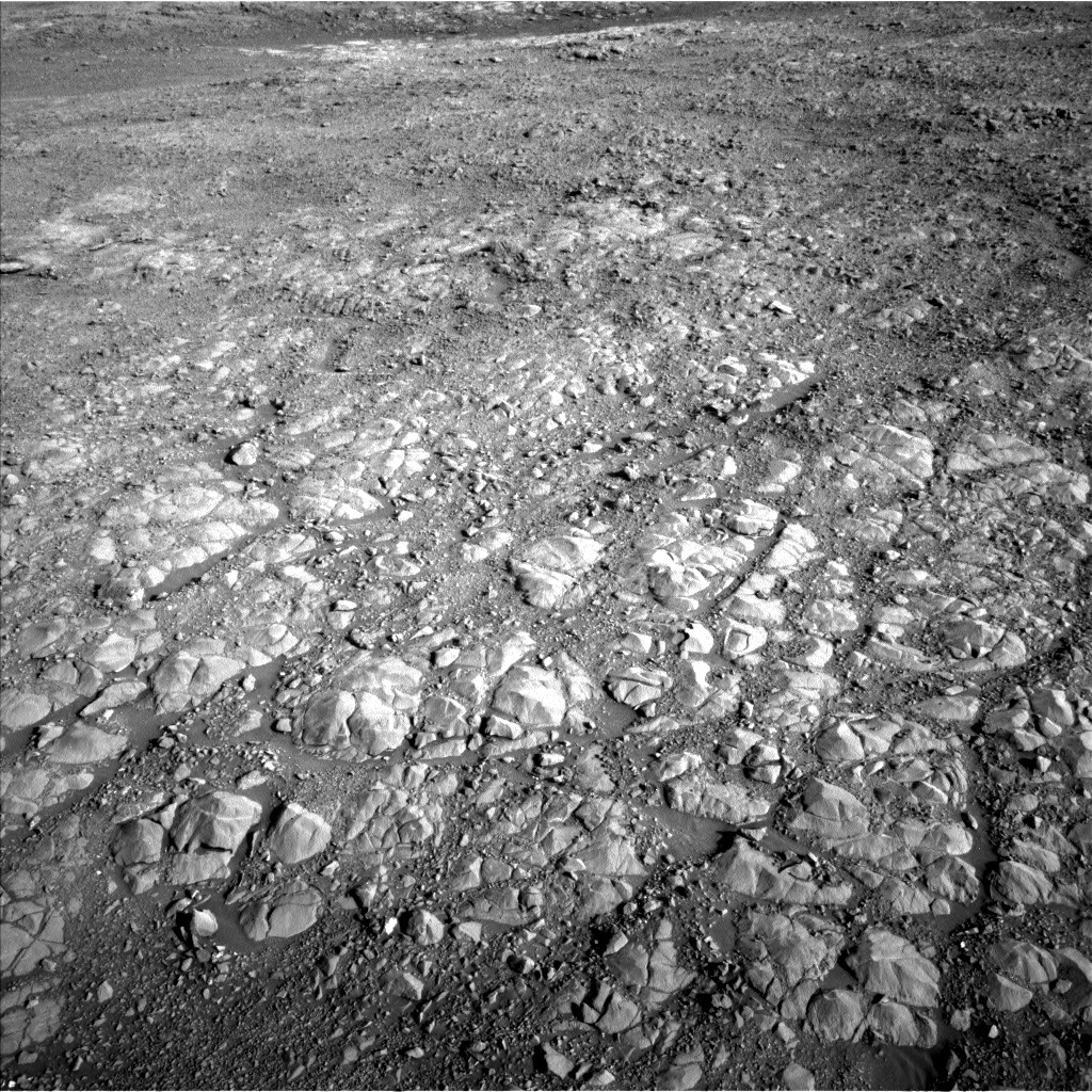 Nasa's Mars rover Curiosity acquired this image using its Left Navigation Camera on Sol 1993, at drive 2090, site number 68