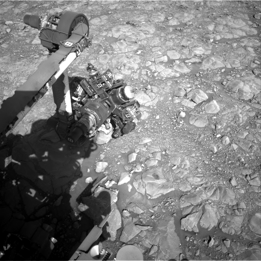 Nasa's Mars rover Curiosity acquired this image using its Right Navigation Camera on Sol 1995, at drive 2090, site number 68