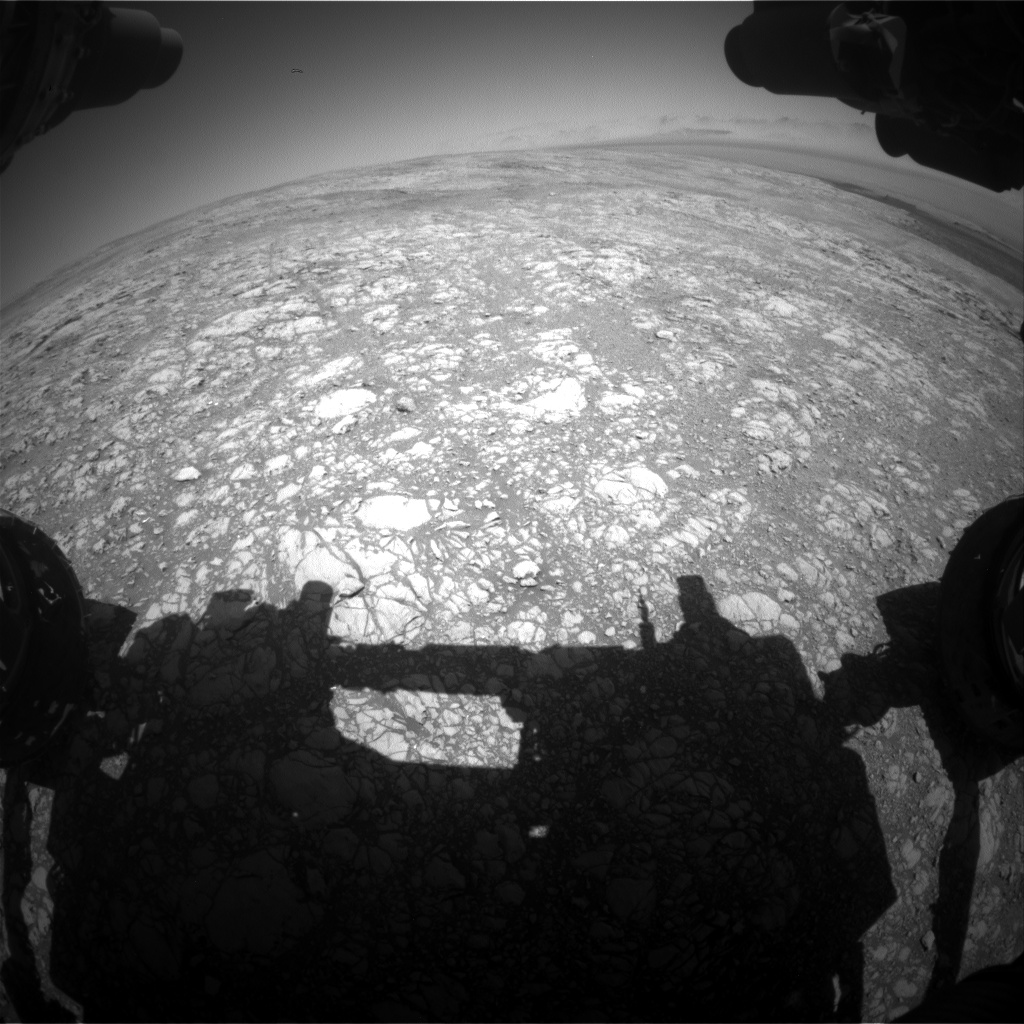 Nasa's Mars rover Curiosity acquired this image using its Front Hazard Avoidance Camera (Front Hazcam) on Sol 1997, at drive 2396, site number 68
