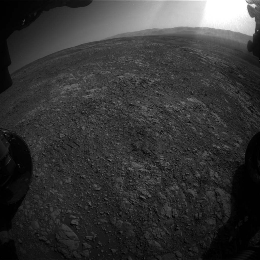Nasa's Mars rover Curiosity acquired this image using its Front Hazard Avoidance Camera (Front Hazcam) on Sol 1998, at drive 2484, site number 68