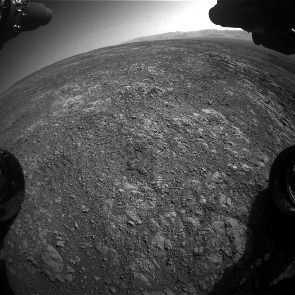 Nasa's Mars rover Curiosity acquired this image using its Front Hazard Avoidance Camera (Front Hazcam) on Sol 1998, at drive 2484, site number 68
