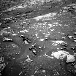 Nasa's Mars rover Curiosity acquired this image using its Left Navigation Camera on Sol 1999, at drive 2550, site number 68