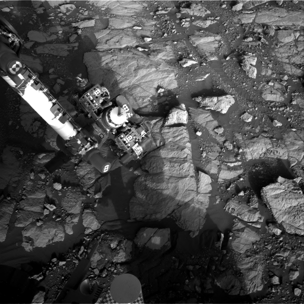 Nasa's Mars rover Curiosity acquired this image using its Right Navigation Camera on Sol 2001, at drive 2626, site number 68