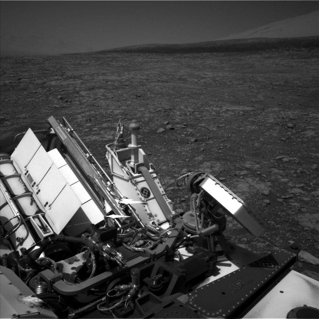 Nasa's Mars rover Curiosity acquired this image using its Left Navigation Camera on Sol 2004, at drive 408, site number 69