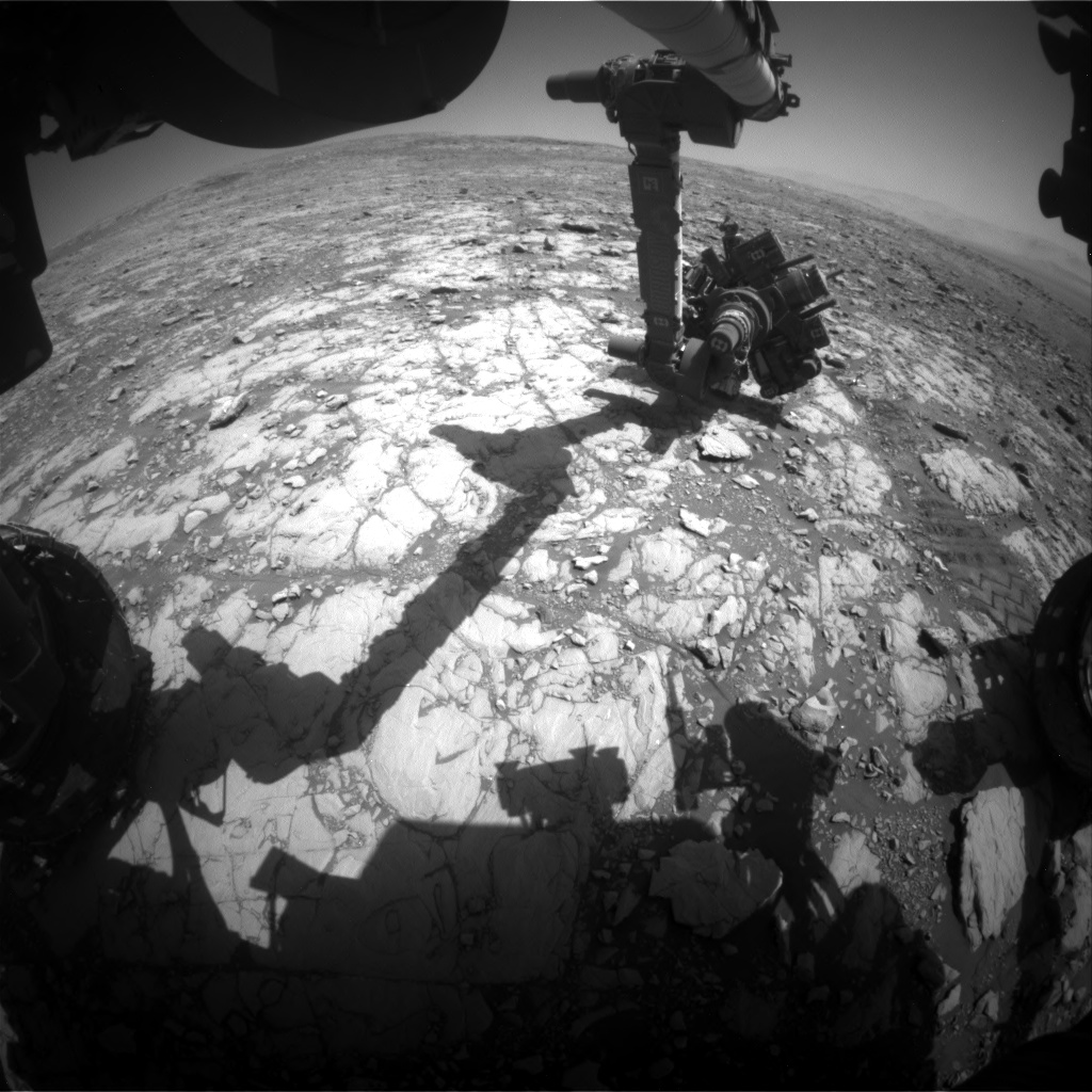 Nasa's Mars rover Curiosity acquired this image using its Front Hazard Avoidance Camera (Front Hazcam) on Sol 2006, at drive 408, site number 69