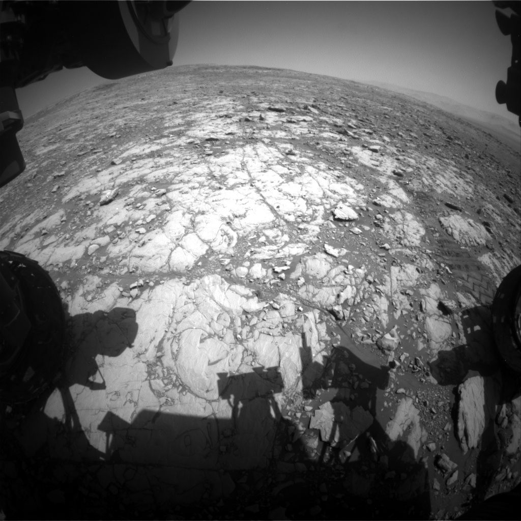 Nasa's Mars rover Curiosity acquired this image using its Front Hazard Avoidance Camera (Front Hazcam) on Sol 2006, at drive 408, site number 69