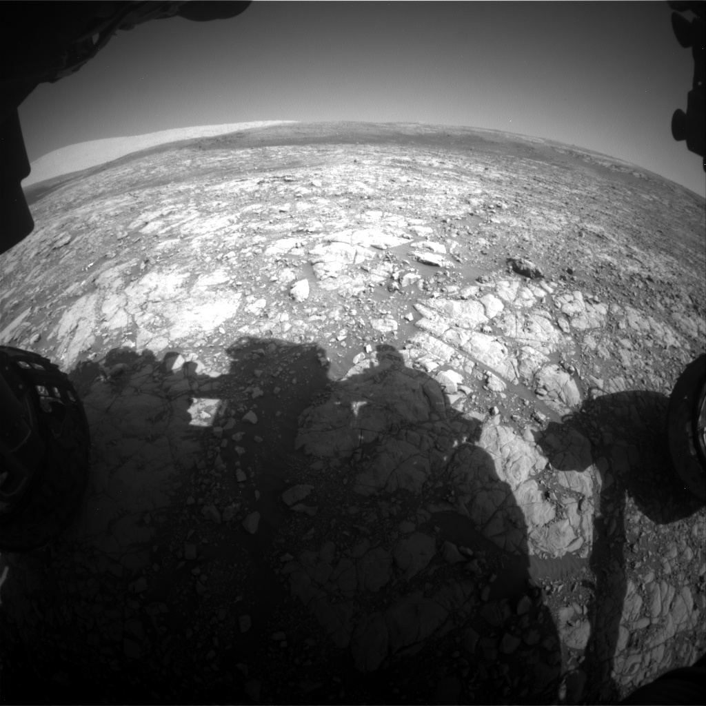 Nasa's Mars rover Curiosity acquired this image using its Front Hazard Avoidance Camera (Front Hazcam) on Sol 2007, at drive 714, site number 69