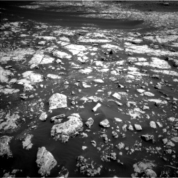 Nasa's Mars rover Curiosity acquired this image using its Left Navigation Camera on Sol 2009, at drive 972, site number 69