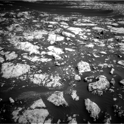 Nasa's Mars rover Curiosity acquired this image using its Left Navigation Camera on Sol 2009, at drive 978, site number 69