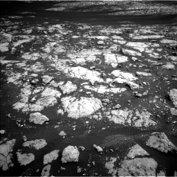 Nasa's Mars rover Curiosity acquired this image using its Left Navigation Camera on Sol 2009, at drive 984, site number 69