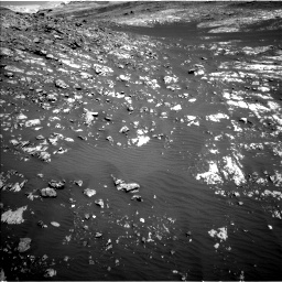 Nasa's Mars rover Curiosity acquired this image using its Left Navigation Camera on Sol 2009, at drive 1050, site number 69