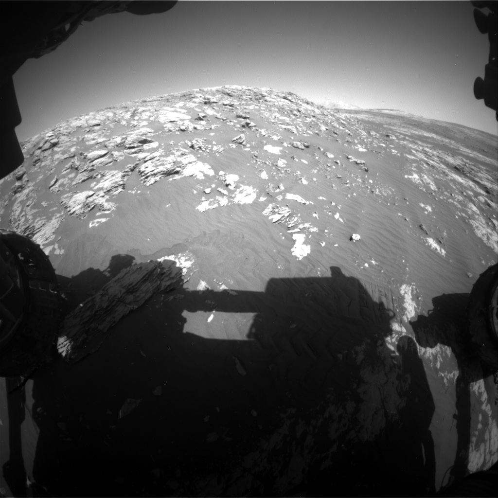 Nasa's Mars rover Curiosity acquired this image using its Front Hazard Avoidance Camera (Front Hazcam) on Sol 2010, at drive 1072, site number 69